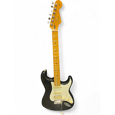 Used Fender Player Stratocaster Black Solid Body Electric Guitar