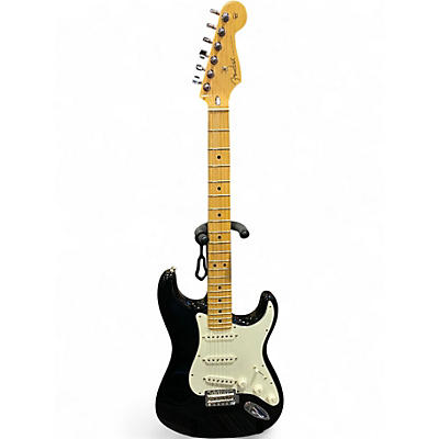 Used Fender Player Stratocaster Black Solid Body Electric Guitar