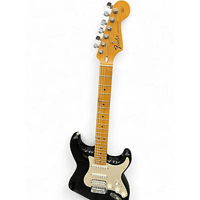 Used Fender Player Stratocaster Black Solid Body Electric Guitar