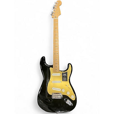 Used Fender Player Stratocaster Black Solid Body Electric Guitar