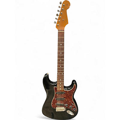 Used Fender Player Stratocaster Black Solid Body Electric Guitar