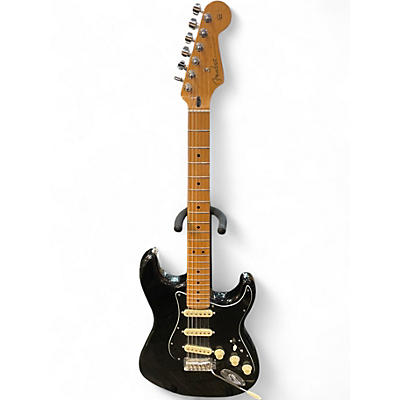 Used Fender Player Stratocaster Black Solid Body Electric Guitar