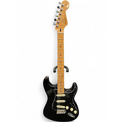 Used Fender Player Stratocaster Black Solid Body Electric Guitar