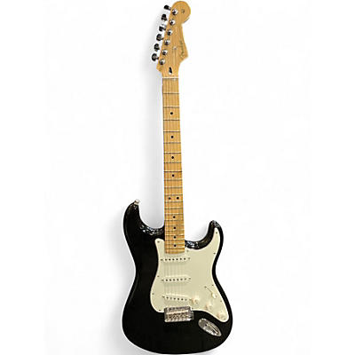 Used Fender Player Stratocaster Black Solid Body Electric Guitar