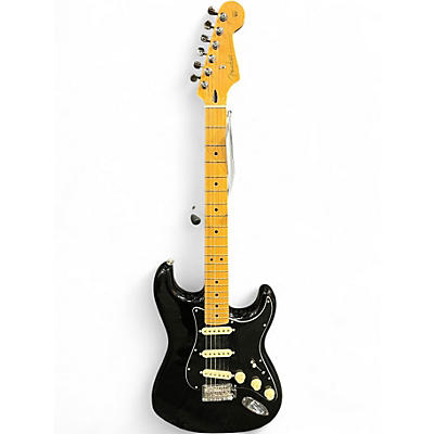 Used Fender Player Stratocaster Black Solid Body Electric Guitar