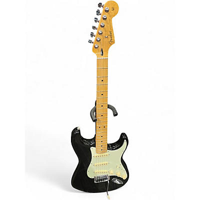 Used Fender Player Stratocaster Black Solid Body Electric Guitar
