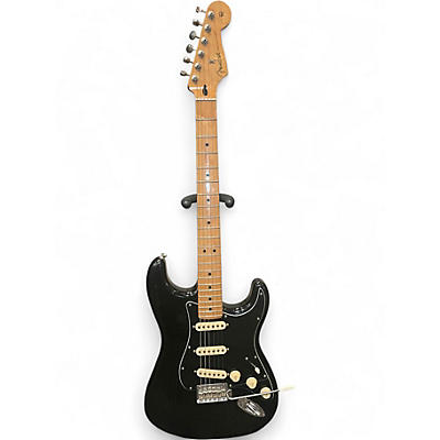 Used Fender Player Stratocaster Black Solid Body Electric Guitar