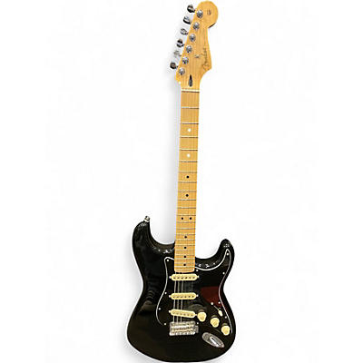 Used Fender Player Stratocaster Black Solid Body Electric Guitar