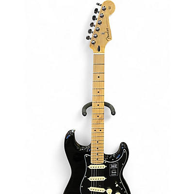 Used Fender Player Stratocaster Black Solid Body Electric Guitar
