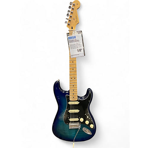 Fender Used Fender Player Stratocaster Blue Burst Solid Body Electric Guitar Blue Burst