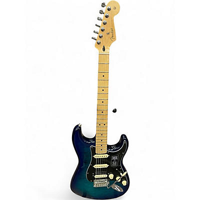 Used Fender Player Stratocaster Blue Burst Solid Body Electric Guitar