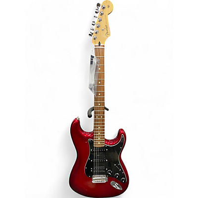 Used Fender Player Stratocaster Candy Apple Red Solid Body Electric Guitar