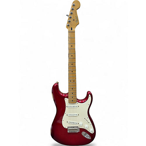 Used Fender Player Stratocaster Candy Apple Red Solid Body Electric Guitar Candy Apple Red