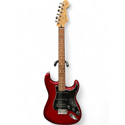 Used Fender Player Stratocaster Candy Apple Red Solid Body Electric Guitar