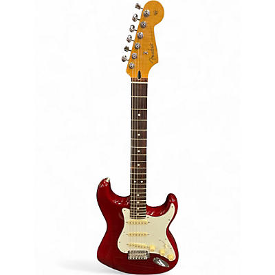 Used Fender Player Stratocaster Candy Apple Red Solid Body Electric Guitar