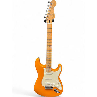 Used Fender Player Stratocaster Capri Orange Solid Body Electric Guitar