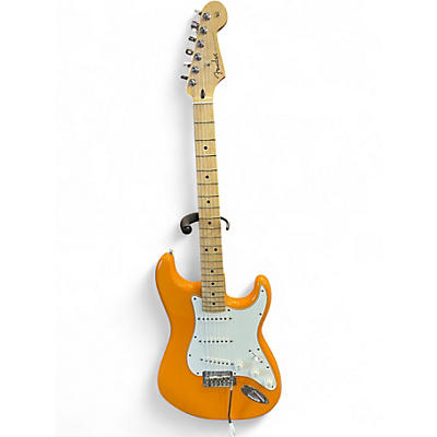 Used Fender Player Stratocaster Capri Orange Solid Body Electric Guitar
