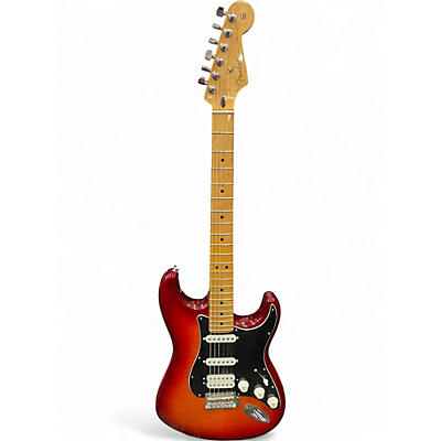 Used Fender Player Stratocaster Cherry Sunburst Solid Body Electric Guitar