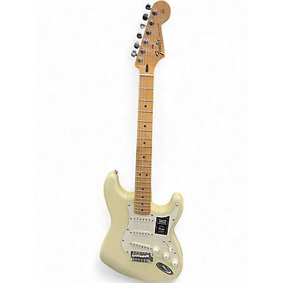 Used Fender Player Stratocaster Cream Solid Body Electric Guitar