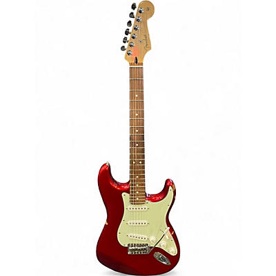 Used Fender Player Stratocaster Fiesta Red Solid Body Electric Guitar