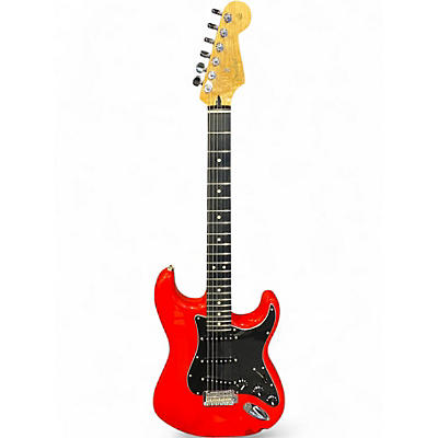 Used Fender Player Stratocaster Fiesta Red Solid Body Electric Guitar