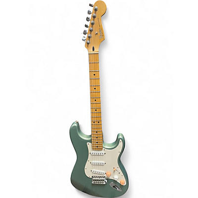 Used Fender Player Stratocaster Green Solid Body Electric Guitar