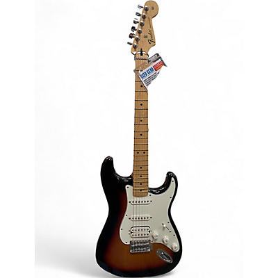 Used Fender Player Stratocaster HSS 2 Tone Sunburst Solid Body Electric Guitar