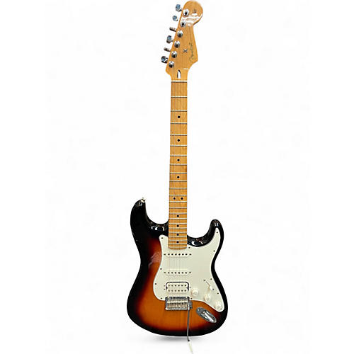 Used Fender Player Stratocaster HSS 3 Tone Sunburst Solid Body Electric Guitar 3 Tone Sunburst