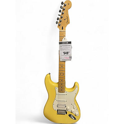 Used Fender Player Stratocaster HSS ANTIQUE YELOW Solid Body Electric Guitar