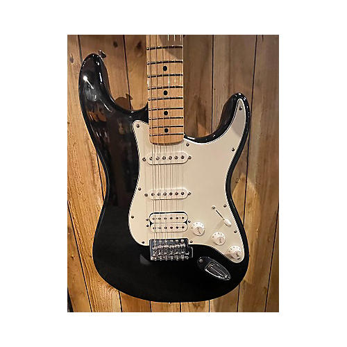 Fender Used Fender Player Stratocaster HSS Black And White Solid Body Electric Guitar Black and White