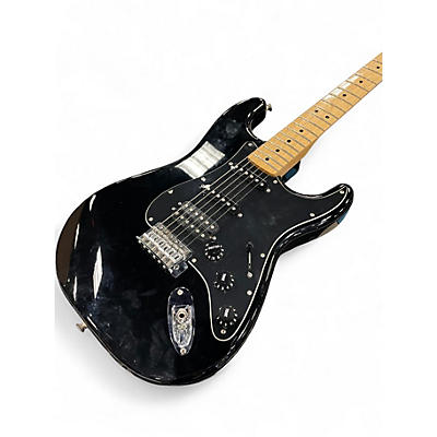 Used Fender Player Stratocaster HSS Black Solid Body Electric Guitar