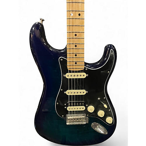 Used Fender Player Stratocaster HSS Blue Burst Solid Body Electric Guitar Blue Burst