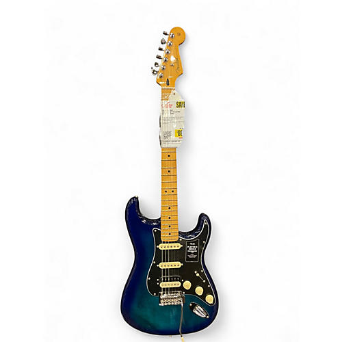 Used Fender Player Stratocaster HSS Blue Burst Solid Body Electric Guitar Blue Burst