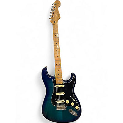 Used Fender Player Stratocaster HSS Blue Burst Solid Body Electric Guitar