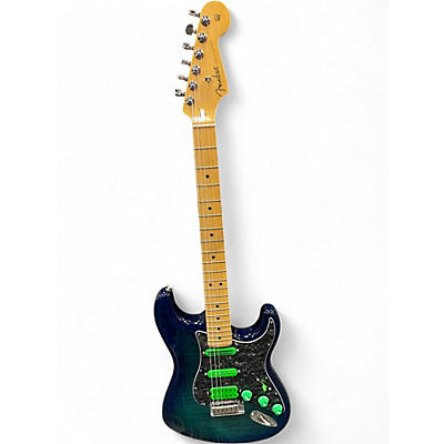 Used Fender Player Stratocaster HSS Blue Burst Solid Body Electric Guitar