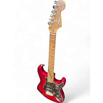 Used Fender Player Stratocaster HSS Candy Apple Red Solid Body Electric Guitar
