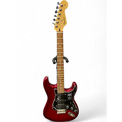 Used Fender Player Stratocaster HSS Candy Apple Red Solid Body Electric Guitar