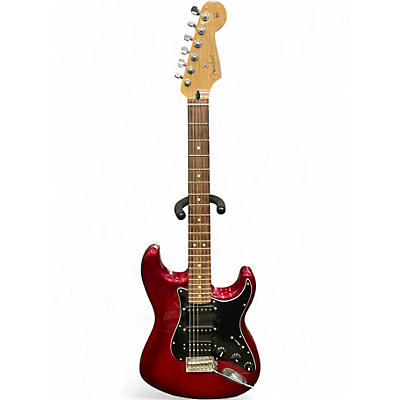 Used Fender Player Stratocaster HSS Candy Apple Red Solid Body Electric Guitar