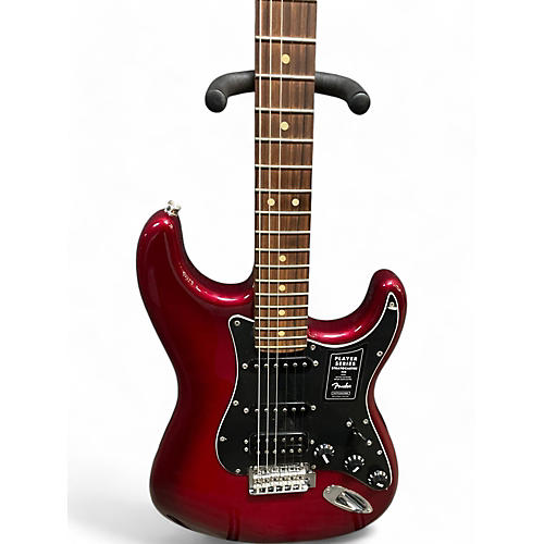 Used Fender Player Stratocaster HSS Candy Red Burst Solid Body Electric Guitar Candy Red Burst