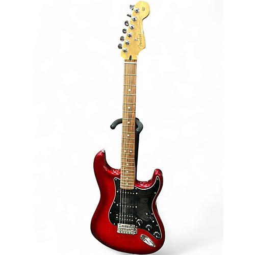 Used Fender Player Stratocaster HSS Candy Red Burst Solid Body Electric Guitar Candy Red Burst