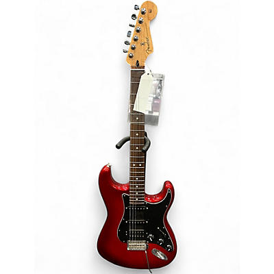 Used Fender Player Stratocaster HSS Candy Red Burst Solid Body Electric Guitar