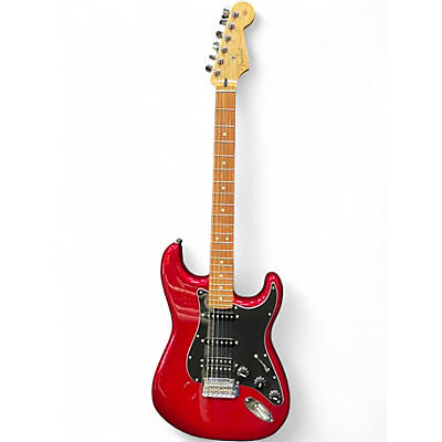 Used Fender Player Stratocaster HSS Candy Red Burst Solid Body Electric Guitar