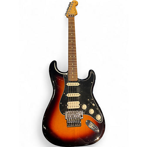 Used Fender Player Stratocaster HSS Floyd Rose 2 Tone Sunburst Solid Body Electric Guitar 2 Tone Sunburst