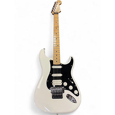 Used Fender Player Stratocaster HSS Floyd Rose Polar White Solid Body Electric Guitar
