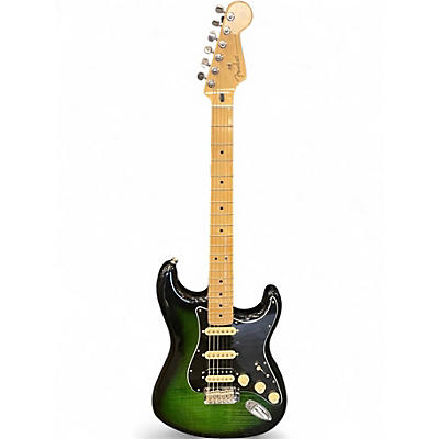 Used Fender Player Stratocaster HSS Green Solid Body Electric Guitar
