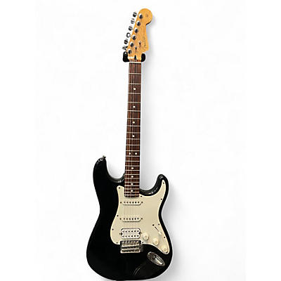 Used Fender Player Stratocaster HSS Metallic Black Solid Body Electric Guitar