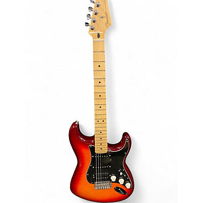 Used Fender Player Stratocaster HSS Plus Top AGED CHERRY BURST Solid Body Electric Guitar