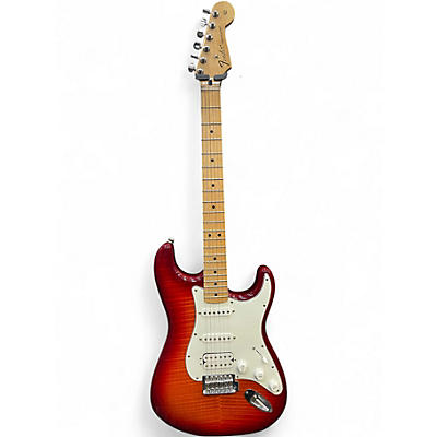 Used Fender Player Stratocaster HSS Plus Top AGED CHERRY SUNBURST Solid Body Electric Guitar