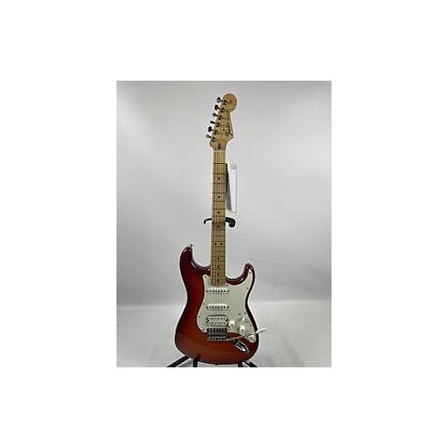 Fender Used Fender Player Stratocaster HSS Plus Top Aged Cherry Burst Solid Body Electric Guitar Aged Cherry Burst