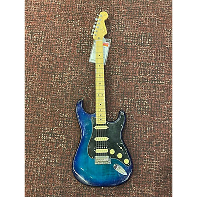 Fender Used Fender Player Stratocaster HSS Plus Top Blue Burst Solid Body Electric Guitar